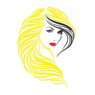 Sticker decorativ, Woman, 80 cm, 215STK-8 Sticker decorativ, Woman, 80 cm, 215STK-8