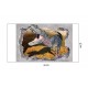 Sticker decorativ cu Dinozauri, 85 cm, 231STK Sticker decorativ cu Dinozauri, 85 cm, 231STK