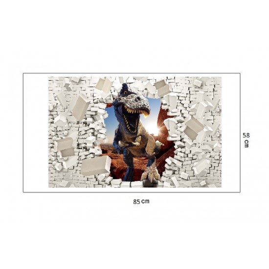Sticker decorativ cu Dinozauri, 85 cm, 232STK Sticker decorativ cu Dinozauri, 85 cm, 232STK