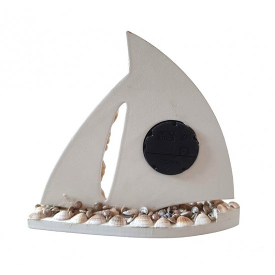 Ceas de masa Vela, Alb, 22 cm, 20178215 Ceas de masa Vela, Alb, 22 cm, 20178215