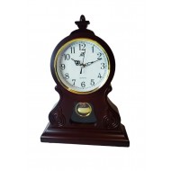 Ceas de masa cu pendul, Boem, Maro, 38 cm, 2770BB-1 Ceas de masa cu pendul, Boem, Maro, 38 cm, 2770BB-1