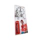 Ceas de perete, England, Canvas, 55 cm, JFZ2745 Ceas de perete, England, Canvas, 55 cm, JFZ2745