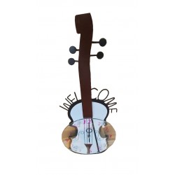 Ceas de perete, In forma de vioara, 60 cm, M20119 Ceas de perete, In forma de vioara, 60 cm, M20119