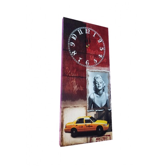 Ceas de perete, Marilyn Monroe, Canvas, 55 cm, JFZ2744 Ceas de perete, Marilyn Monroe, Canvas, 55 cm, JFZ2744