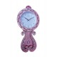 Ceas de perete cu pendul, Princess pink, 59 cm, RK36PND Ceas de perete cu pendul, Princess pink, 59 cm, RK36PND