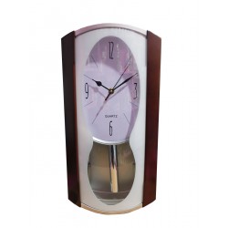 Ceas de perete cu pendul, Silentios, 45 cm,  ZX2387A