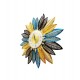 Ceas de perete in forma floare, Gerbera, Silentios, 70 cm, H930445 Ceas de perete in forma floare, Gerbera, Silentios, 70 cm, H930445