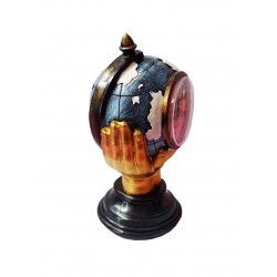 Ceas in forma de glob pamantesc, 21 cm, 6851XD Ceas in forma de glob pamantesc, 21 cm, 6851XD