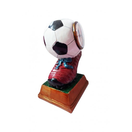 Ceas in forma de minge cu gheata de fotbal, 23 cm, 685XD Ceas in forma de minge cu gheata de fotbal, 23 cm, 685XD