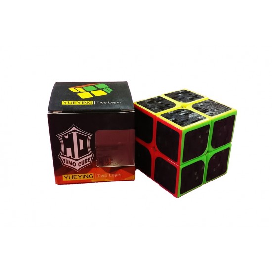 Cub Magic 2x2x2 Yumo Cube, stickere fibra de carbon, 191CUB-1 Cub Magic 2x2x2 Yumo Cube, stickere fibra de carbon, 191CUB-1