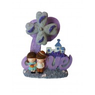 Cutie muzicala cu cheita, Love, Mov, 19 cm, 2139A Cutie muzicala cu cheita, Love, Mov, 19 cm, 2139A