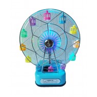 Cutie muzicala, cu cheita, Roata mare cu luminite si cheita, Albastru, 22 cm, MY6067 Cutie muzicala, cu cheita, Roata mare cu luminite si cheita, Albastru, 22 cm, MY6067