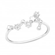 Inel argint, Fecioara cu cristale din Zirconiu White, Marimea 55, A4S39351 Inel argint, Fecioara cu cristale din Zirconiu White, Marimea 55, A4S39351