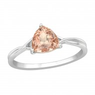 Inel argint, Para cu cristale Swarovski Rose, Marimea 55, A4S39502 Inel argint, Para cu cristale Swarovski Rose, Marimea 55, A4S39502