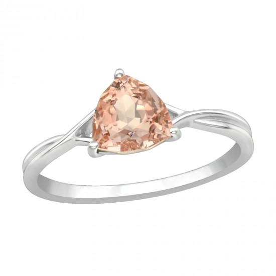 Inel argint, Para cu cristale Swarovski Rose, Marimea 55, A4S39502 Inel argint, Para cu cristale Swarovski Rose, Marimea 55, A4S39502