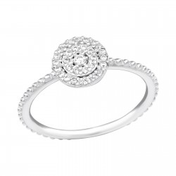 Inel argint, Stralucitor cu cristale din Zirconiu White, Marimea 55, A4S39252 Inel argint, Stralucitor cu cristale din Zirconiu White, Marimea 55, A4S39252