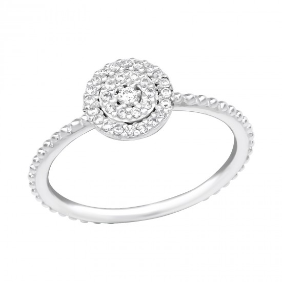 Inel argint, Stralucitor cu cristale din Zirconiu White, Marimea 57, A4S39252 Inel argint, Stralucitor cu cristale din Zirconiu White, Marimea 57, A4S39252