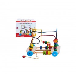 Joc educativ, circuit cu bile si fructe, 173BZ Joc educativ, circuit cu bile si fructe, 173BZ