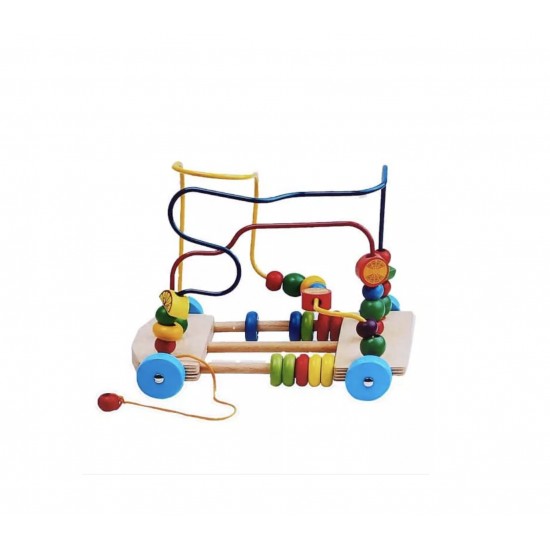 Joc educativ, circuit cu bile si fructe, 173BZ Joc educativ, circuit cu bile si fructe, 173BZ