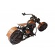 Motocicleta decorativa, Din metal, Maro, 16 cm, 356-9D Motocicleta decorativa, Din metal, Maro, 16 cm, 356-9D