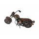 Motocicleta decorativa, Din metal, Maro, 20 cm, 356MD1 Motocicleta decorativa, Din metal, Maro, 20 cm, 356MD1