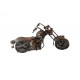 Motocicleta decorativa, Din metal, Negru, 20 cm, 356MD Motocicleta decorativa, Din metal, Negru, 20 cm, 356MD
