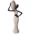 Ornament decorativ, Africana, Alb, 28 cm, XC222321