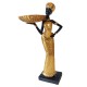 Ornament decorativ, Africana cu suport pentru bijuterii, Auriu, 32 cm, XC222306 Ornament decorativ, Africana cu suport pentru bijuterii, Auriu, 32 cm, XC222306