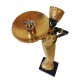 Ornament decorativ, Africana cu suport pentru bijuterii, Auriu, 32 cm, XC222306 Ornament decorativ, Africana cu suport pentru bijuterii, Auriu, 32 cm, XC222306
