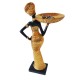 Ornament decorativ, Africana cu suport pentru bijuterii, Auriu, 32 cm, XC222306 Ornament decorativ, Africana cu suport pentru bijuterii, Auriu, 32 cm, XC222306