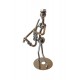 Ornament decorativ, Muzicant din metal, Nergu, 13 cm, 356XD-3 Ornament decorativ, Muzicant din metal, Nergu, 13 cm, 356XD-3