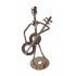 Ornament decorativ, Muzicant din metal, Nergu, 13 cm, 356XD-7