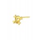 Piercing nas Argint placat cu aur 18K, Craniu, A4S33471 Piercing nas Argint placat cu aur 18K, Craniu, A4S33471