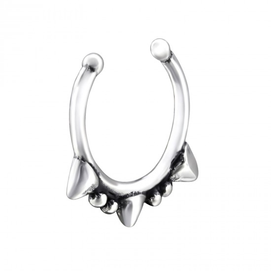 Piercing nas din Argint, Coroana, Silver A4S28389 Piercing nas din Argint, Coroana, Silver A4S28389