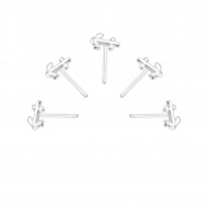 Set 5 Piercinguri nas din Argint, Ancora Silver, A4S34521 Set 5 Piercinguri nas din Argint, Ancora Silver, A4S34521
