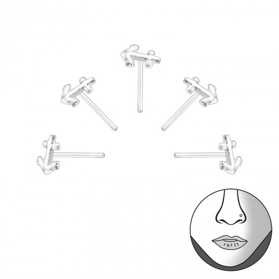 Set 5 Piercinguri nas din Argint, Ancora Silver, A4S34521 Set 5 Piercinguri nas din Argint, Ancora Silver, A4S34521