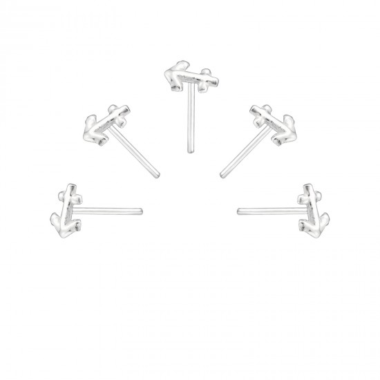 Set 5 Piercinguri nas din Argint, Ancora Silver, A4S34521 Set 5 Piercinguri nas din Argint, Ancora Silver, A4S34521