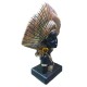 Statueta Decorativa, Africana, Auriu, 26 cm, 222318GE Statueta Decorativa, Africana, Auriu, 26 cm, 222318GE