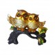 Statueta Decorativa, Bufnite pe creanga de copac, Auriu, 22 cm, GA21231 Statueta Decorativa, Bufnite pe creanga de copac, Auriu, 22 cm, GA21231