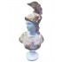 Statueta Decorativa, Bust femeie soldat, Alb, 32 cm, DO23X