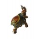 Statueta Decorativa, Elefant cu trompa in sus, Auriu, 14 cm, GA24507-3 Statueta Decorativa, Elefant cu trompa in sus, Auriu, 14 cm, GA24507-3