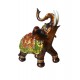 Statueta Decorativa, Elefant cu trompa in sus, Maro, 14 cm, GA24409 Statueta Decorativa, Elefant cu trompa in sus, Maro, 14 cm, GA24409