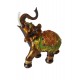 Statueta Decorativa, Elefant cu trompa in sus, Maro, 20 cm, GA24407 Statueta Decorativa, Elefant cu trompa in sus, Maro, 20 cm, GA24407