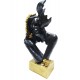 Statueta Decorativa, Indragostiti, Negru, 28 cm, DO22073 Statueta Decorativa, Indragostiti, Negru, 28 cm, DO22073