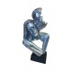 Statueta Decorativa Masca, Indragostiti, Argintiu, 28 cm, 064SX-1 Statueta Decorativa Masca, Indragostiti, Argintiu, 28 cm, 064SX-1