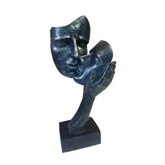 Statueta Decorativa Masca, Indragostiti, Negru, 193SX-1 Statueta Decorativa Masca, Indragostiti, Negru, 193SX-1