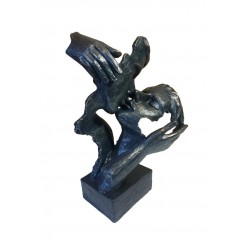 Statueta Decorativa Masca, Indragostiti, Negru, 27 cm, 065SX Statueta Decorativa Masca, Indragostiti, Negru, 27 cm, 065SX