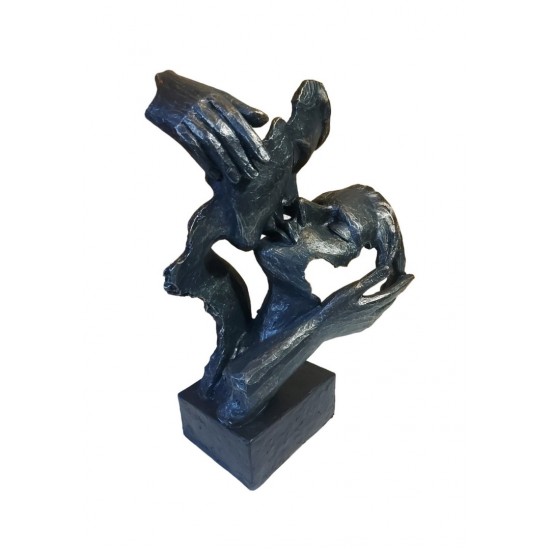 Statueta Decorativa Masca, Indragostiti, Negru, 27 cm, 065SX Statueta Decorativa Masca, Indragostiti, Negru, 27 cm, 065SX