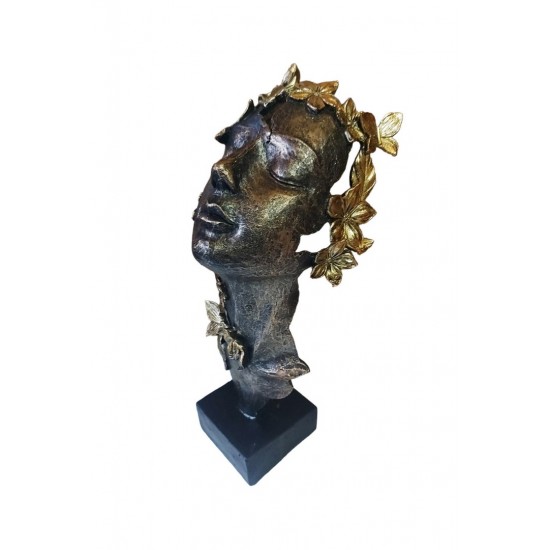 Statueta Decorativa Masca, Woman Butterfly, 32 cm, 038SX