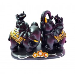 Statueta, Famile de elefanti, 19 cm, 9465XD